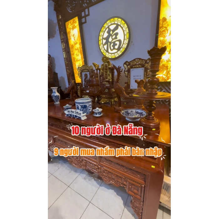 Xưởng Sản Xuất Bàn Thờ Gỗ Tự Nhiên Trực Tiếp Đà Nẵng | Tâm Việt
