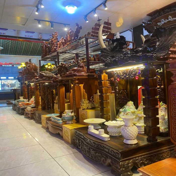 Một số mẫu bàn thờ Thần tài Thổ địa ở Phòng thờ Tâm Việt