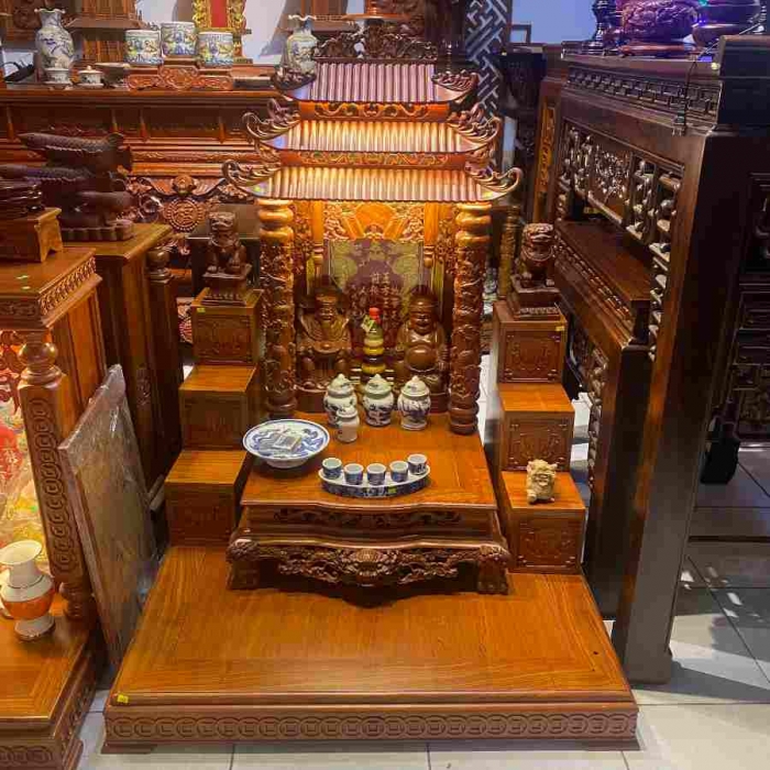 Bàn thờ Tài Địa gỗ Hương