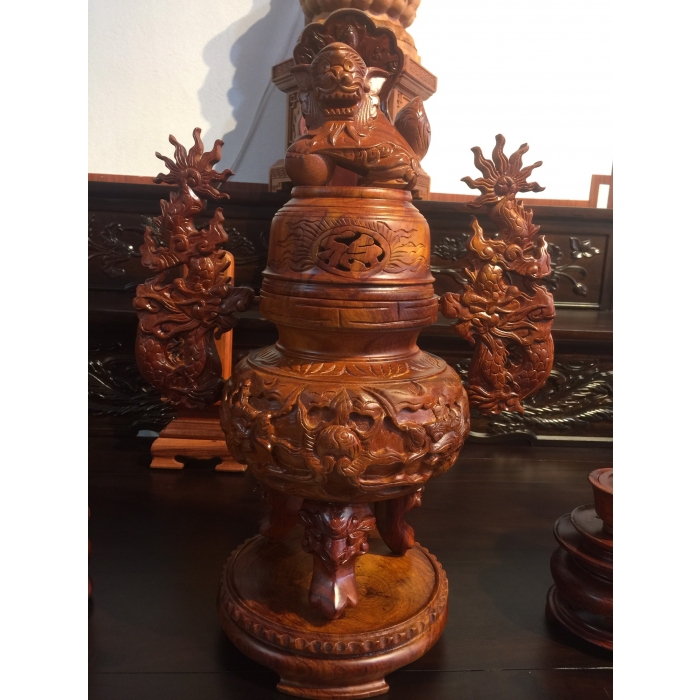 Bát nhang gỗ