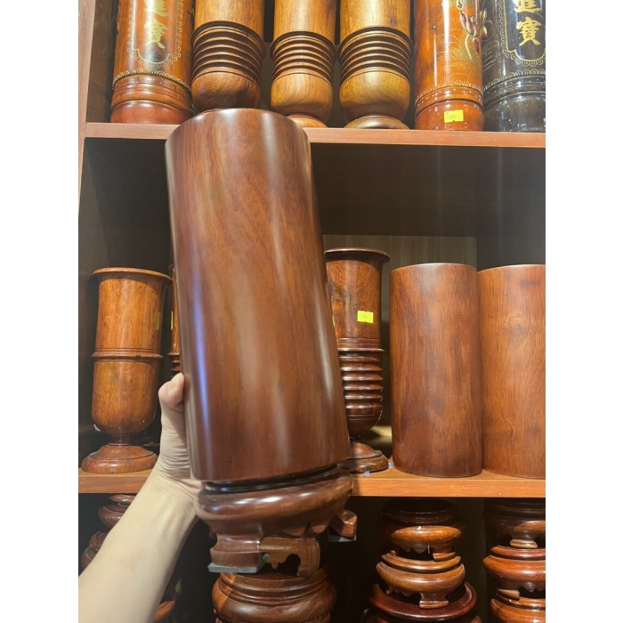 Bình bông gỗ tự nhiên 