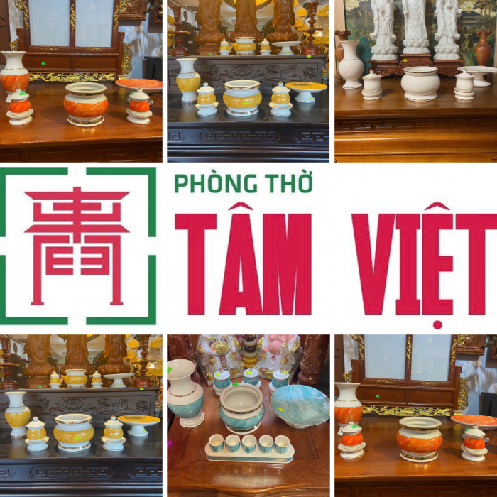 Bộ Đồ Thờ Cúng Sứ Và Gốm Sứ Đài Loan Cao Cấp – Hoàn Thiện Không Gian Thờ Trang Nghiêm