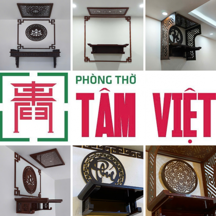 Trang thờ gỗ tự nhiên chuẩn phong thủy cho không gian thờ gia đình