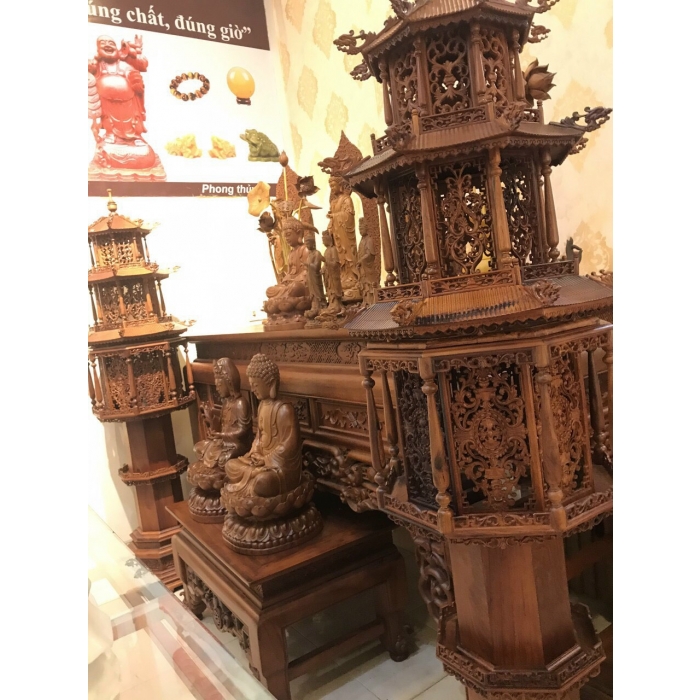 Đèn thờ gỗ