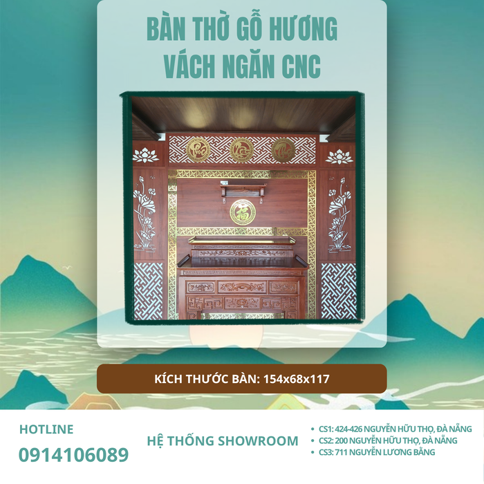 THI CÔNG PHÒNG THỜ CÔ LẮM – TÔN THẤT DƯƠNG KỴ | BÀN THỜ GỖ HƯƠNG 2 TẦNG & VÁCH CNC