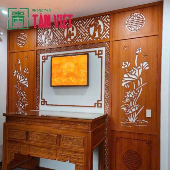THIẾT KẾ & THI CÔNG GIAN THỜ CNC – CHUẨN PHONG THỦY