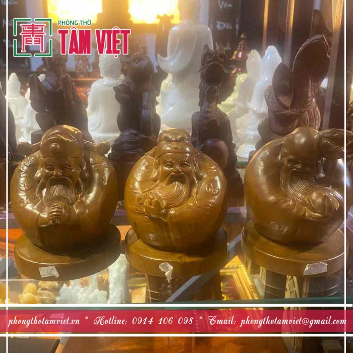 Bộ Tượng Gỗ Tam Đa