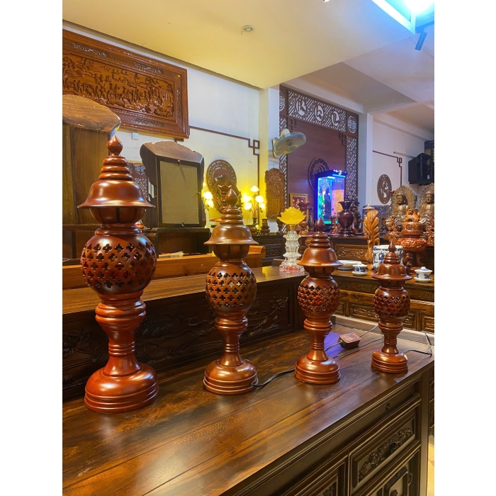 Đèn thờ Tổ Ong gỗ Hương
