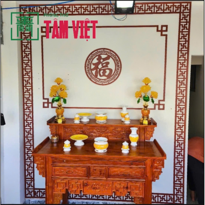 Phòng Thờ Tâm Việt hoàn thiện gian thờ cho khách hàng tại Lê Duẩn – Thanh Khê – Đà Nẵng