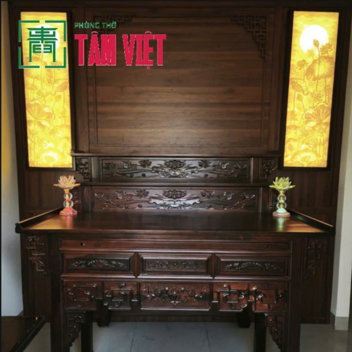 Thi công gian thờ chỉnh chu, trọn vẹn – chuẩn phong thủy cho gia chủ tại An Thượng 23 – Đà Nẵng.
