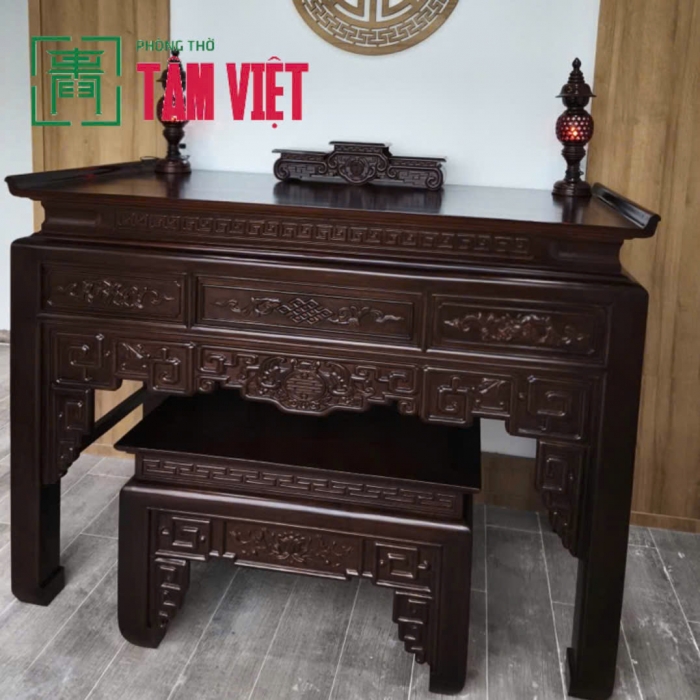 Bàn Giao Bộ Bàn Thờ Mẹ Con Gỗ Gụ Tại Ngũ Hành Sơn – Đà Nẵng