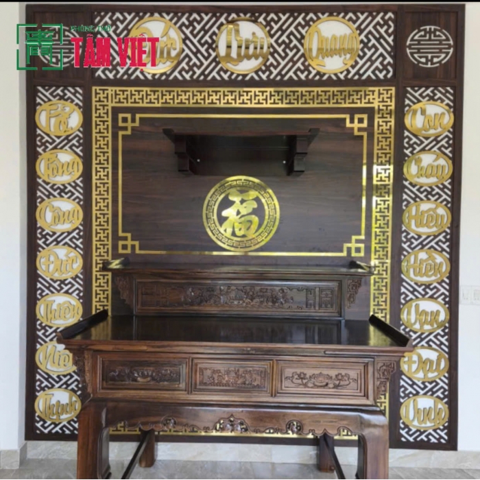 Bàn Thờ Đài Loan Gỗ Chiu liu – Sang Trọng và An Toàn