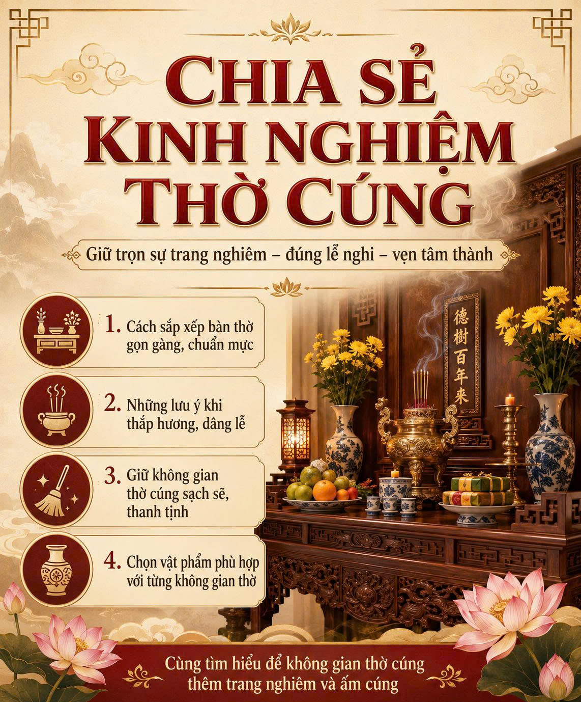 KINH NGHIỆM THỜ CÚNG